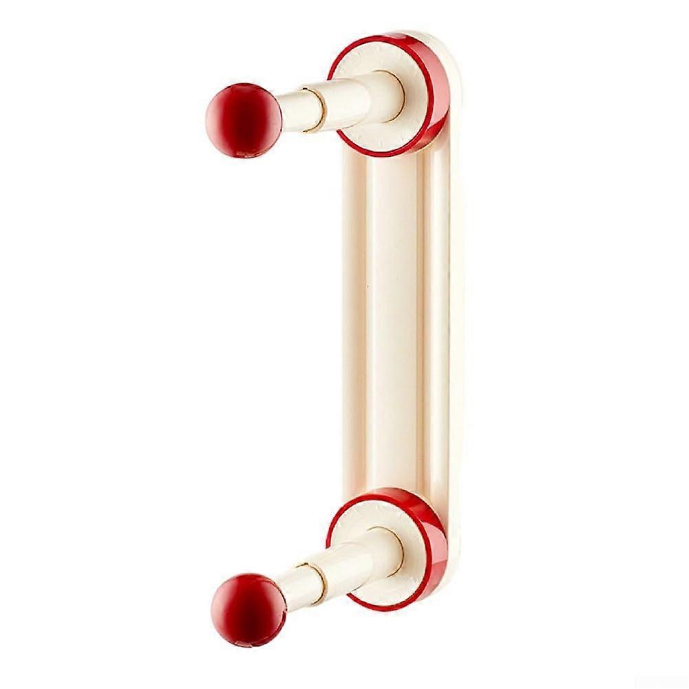 Multifunctional Suction Cup Hook for Clothes and Towels, Space-Saving Red Design, Durable and Easy to Install
