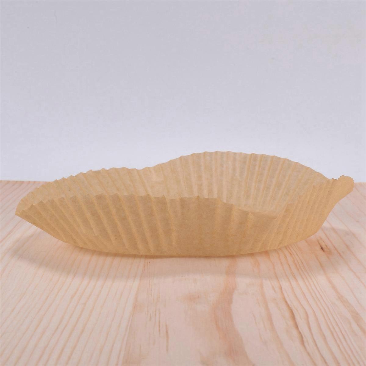 50Pcs Air Fryer Liners Non-Stick Disposable Parchment Paper(Brown)