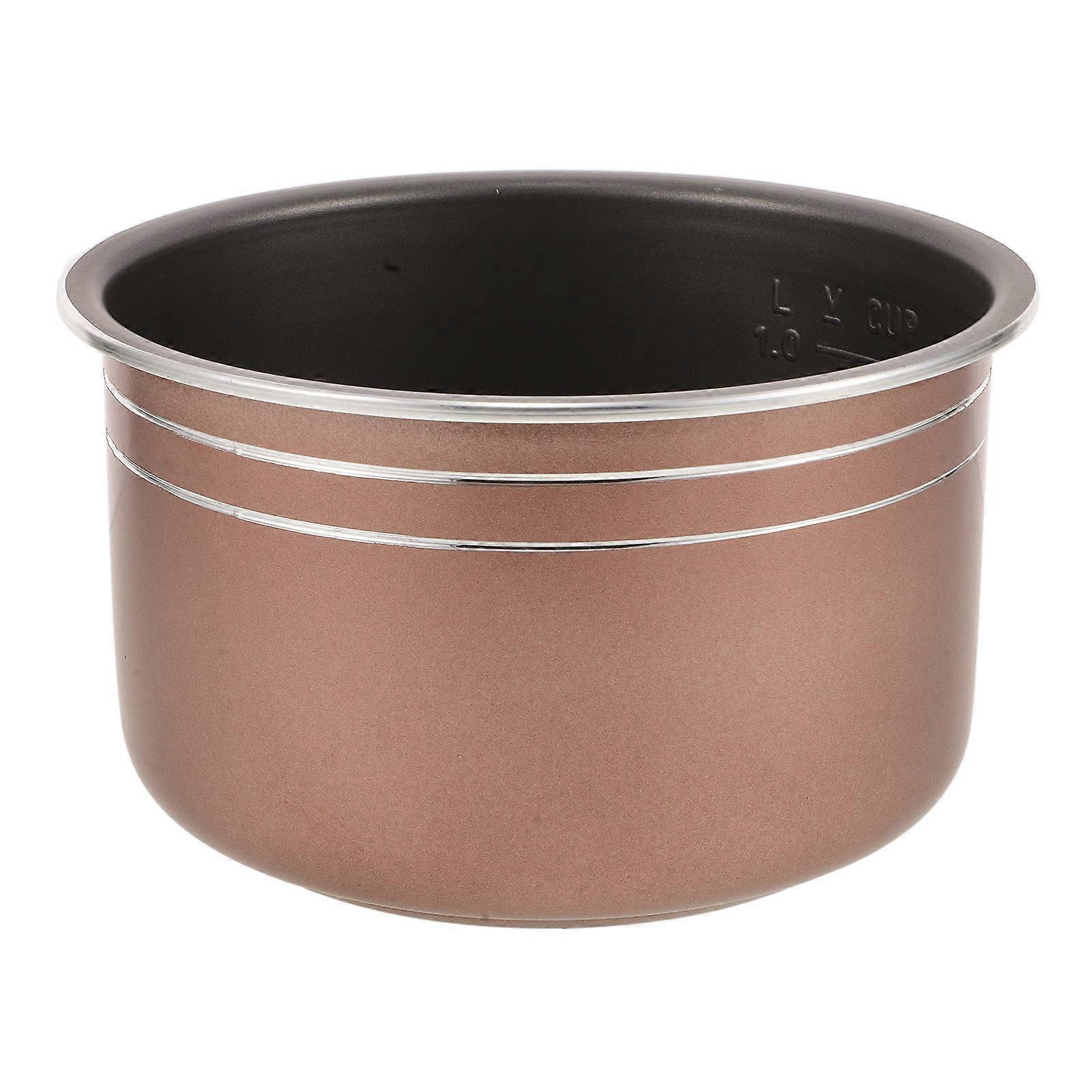 Non Stick Rice Cooker Inner Pot Replacement, Thickened Honeycomb Liner for Even Heat Distribution, Compatible with Electric Cookers to Enhance Flavor