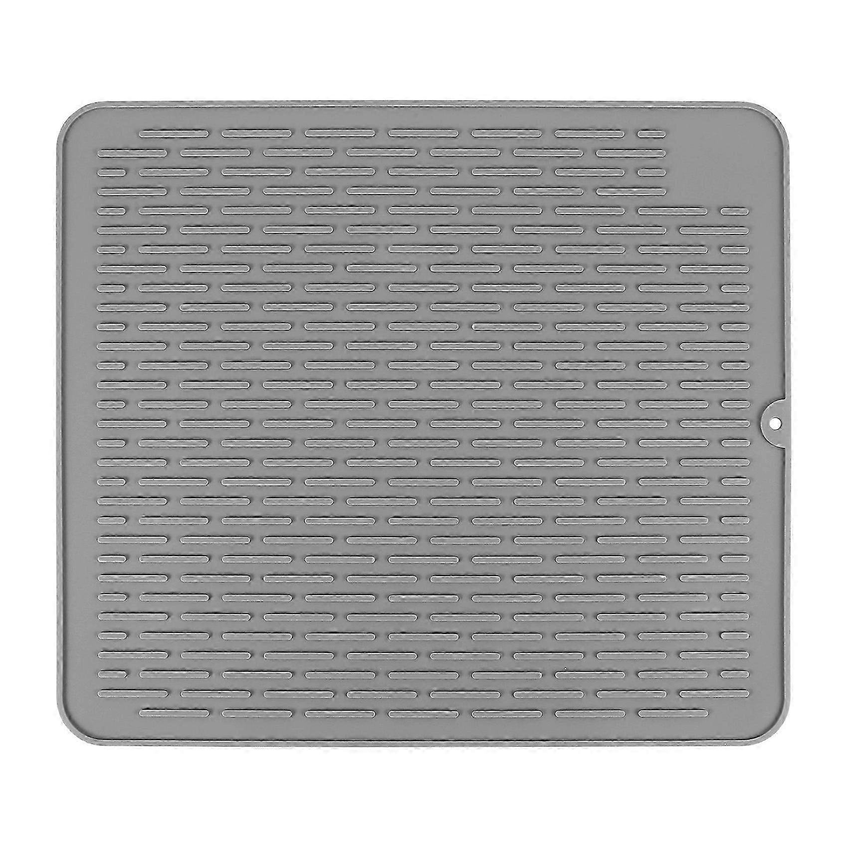 2025 Latest Model Silicone Placemat Dish Drying Mat Kitchen Draining Table Drain