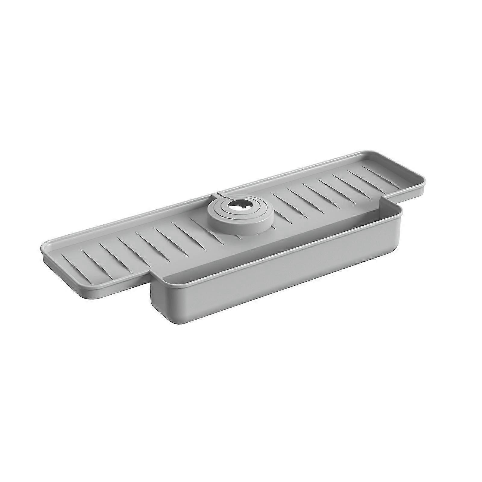 Foldable Splash-Proof Silicone Absorbent Mat for Kitchen and Bathroom Sinks