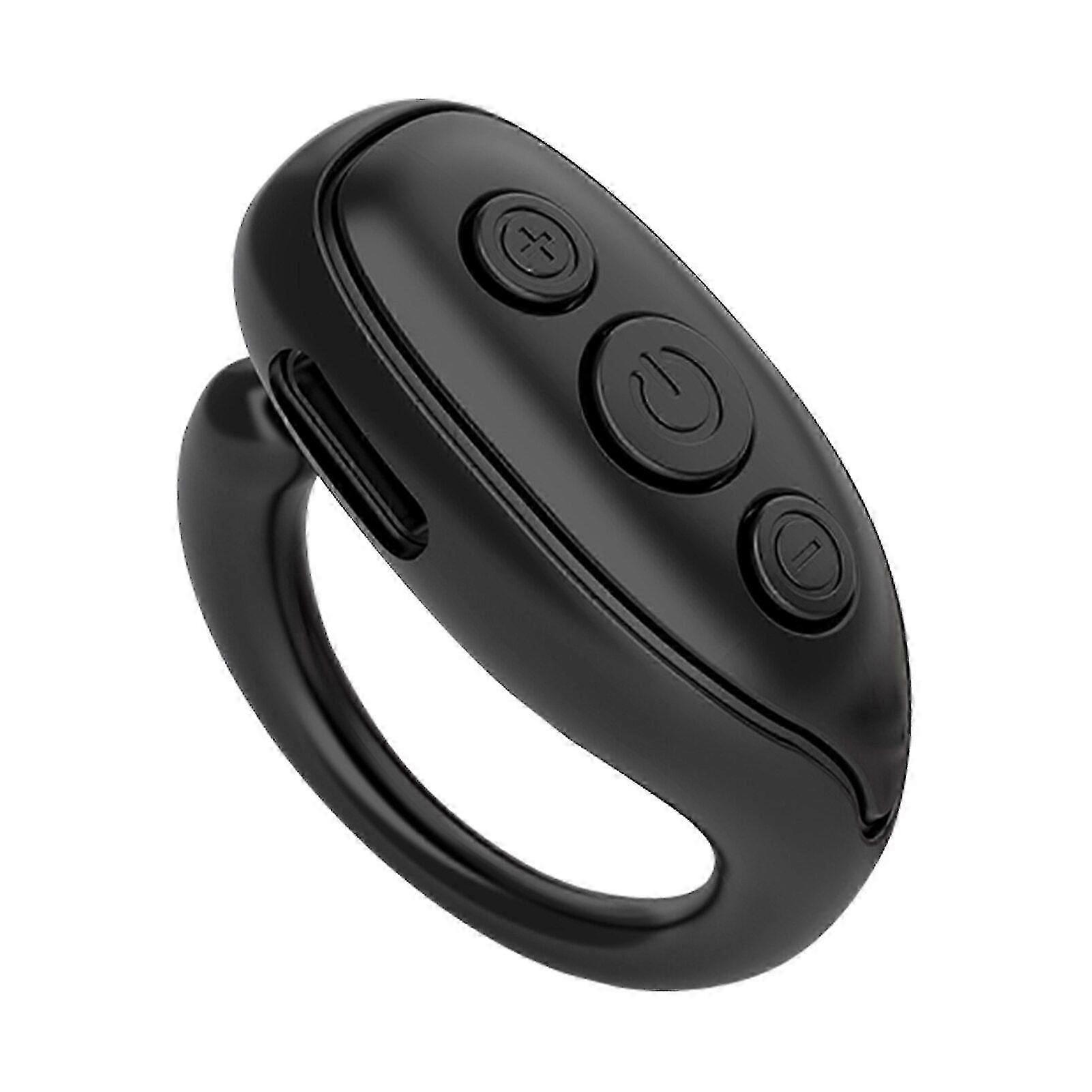 Wireless Remote Control Page Turner Durable Scrolling Rechargeable with Rings Design for Recording Video Selfie Clicker