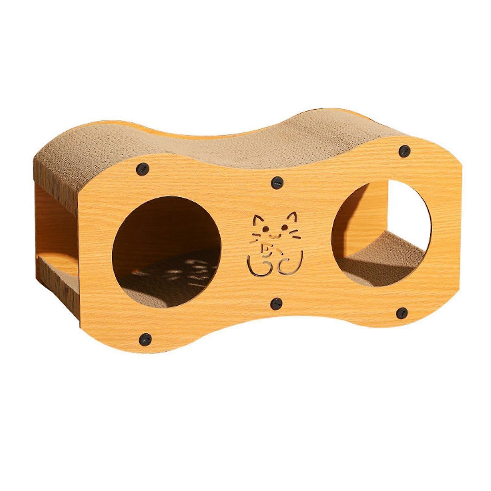 Corrugated cardboard, cat hideaway cave, interactive claw toy, cat scratching tunnel, cat scratching board, lounge bed for kittens, extra large