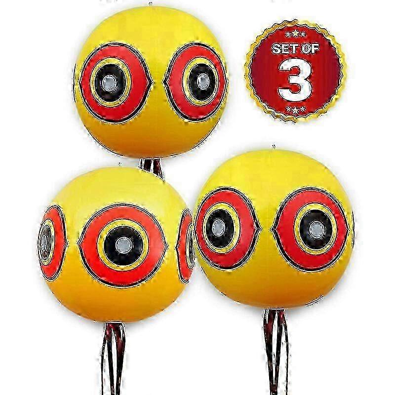 Bird Repellent Balloons, 3 Pack, Quick and Effective Solution to Scare Birds Away from Pools and Gardens