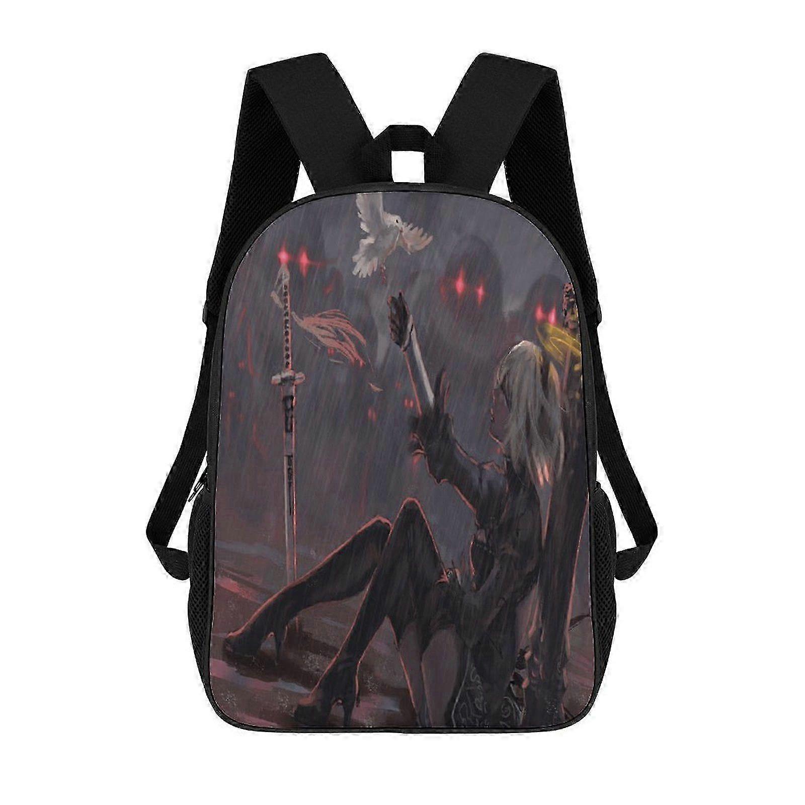 Backpack 543QF Suitable for NieR Automata 17in Shoulders Daypack Bag XA543