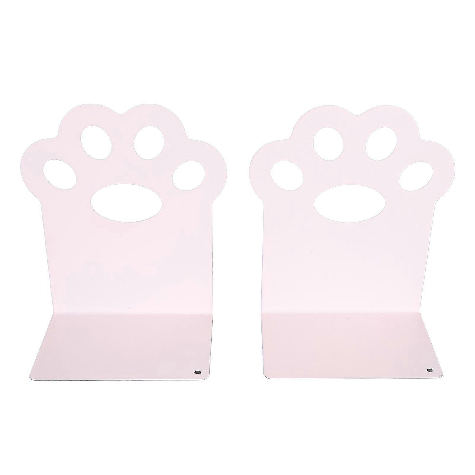 2025年最新モデルメタルブックエンド漫画猫爪装飾オーガナイザーデスク