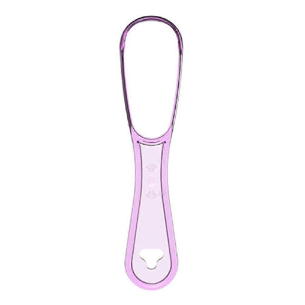 Tongue Scraper for Adults - Double Sided Food Grade Plastic Oral Care Tool with Non-Slip Handle for Fresh Breath