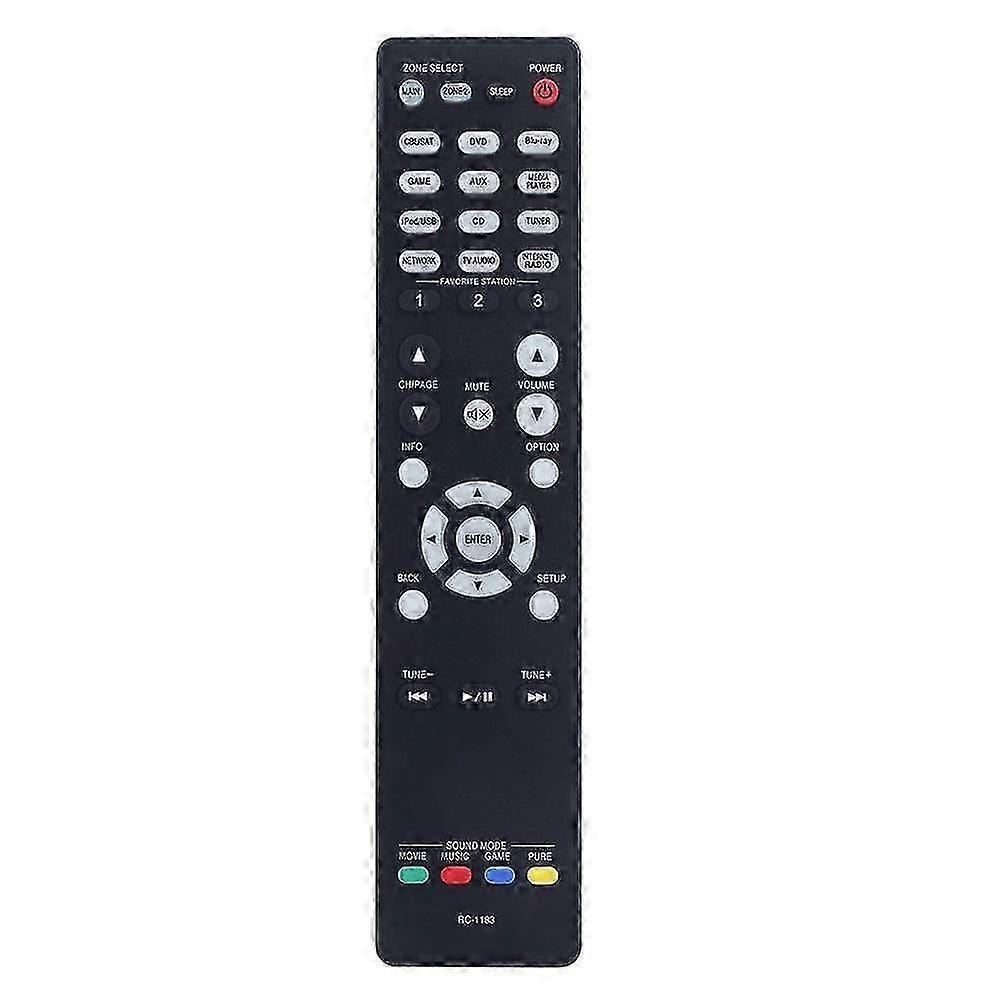 Remote Control RC-1183 Replacement for AV Receiver Compatible with Certain Brands