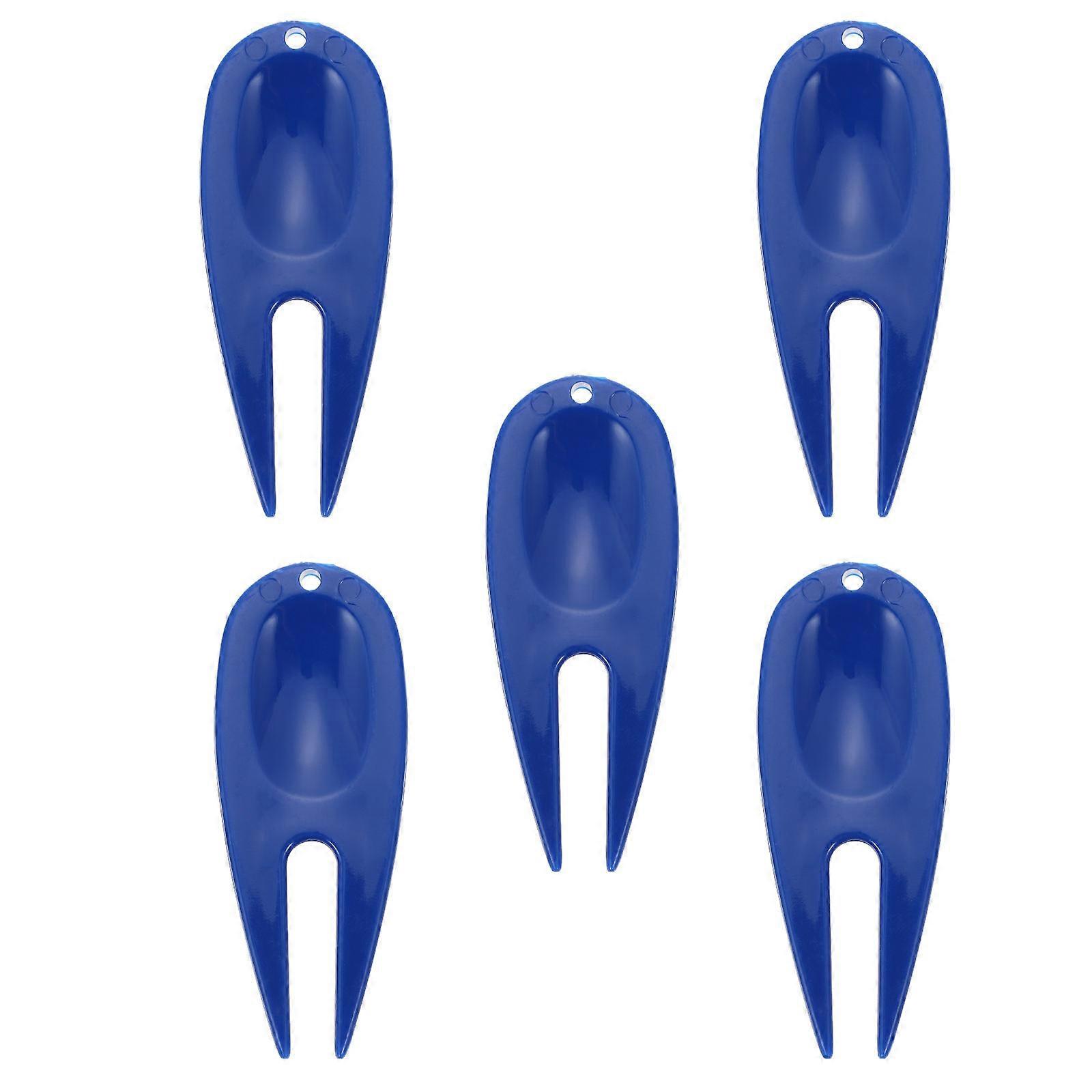 Golf Divot Tool and Ball Marker Simple and Convenient Design .00X2.70X0.50CM Divot Repair Fork 30Pcs