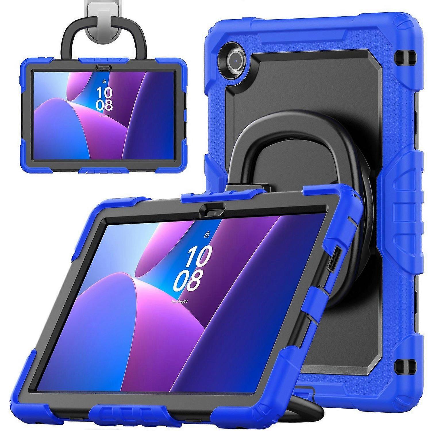Silicone Hybrid PC Case For Lenovo Tab 10.1 TB-311XU/FU - Blue