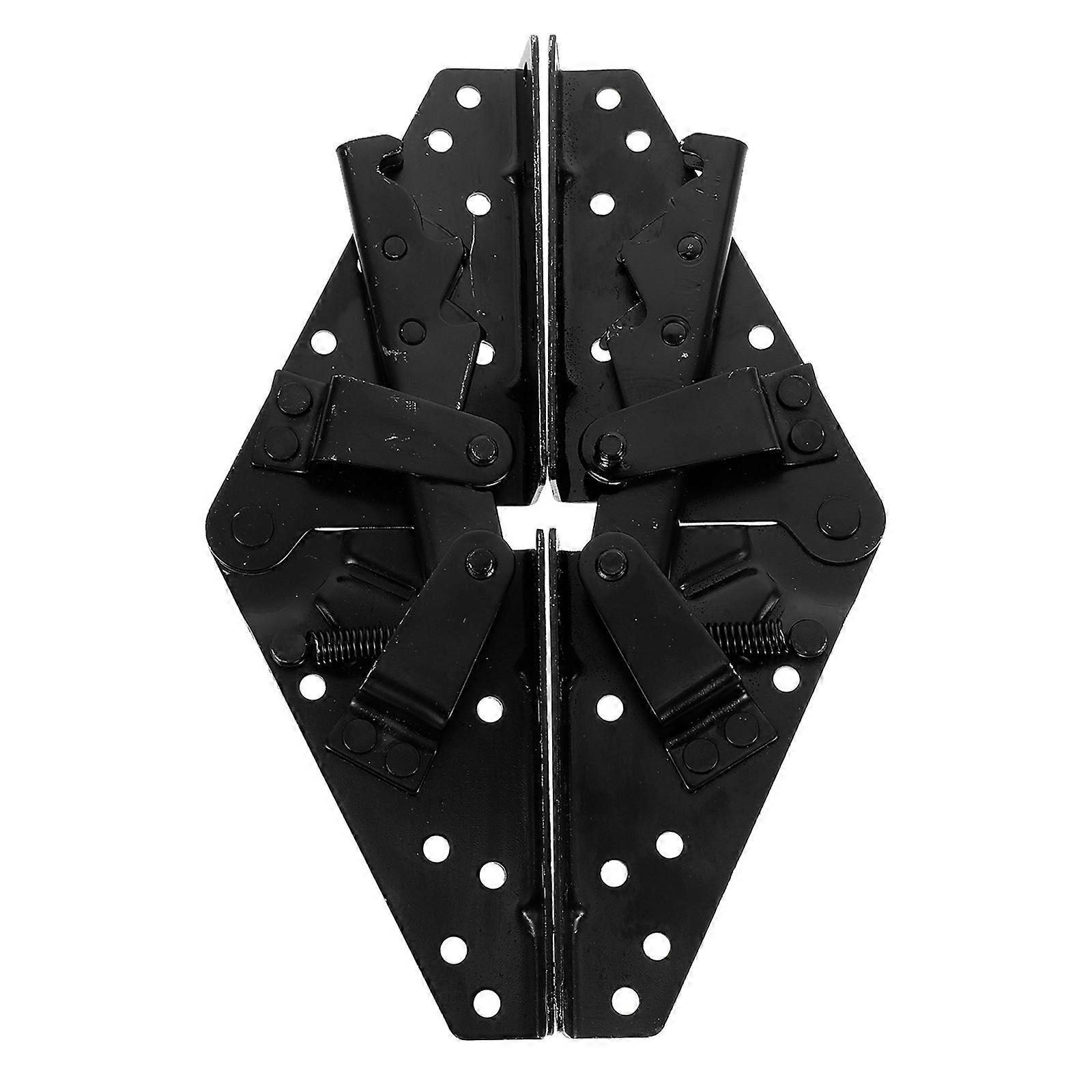 Furniture Folding Hinge Gear Operation Self-Locking Hinge for DIY Projects Sofa Bed Mechanism 26.00X17.00X2.50CM 2Pcs