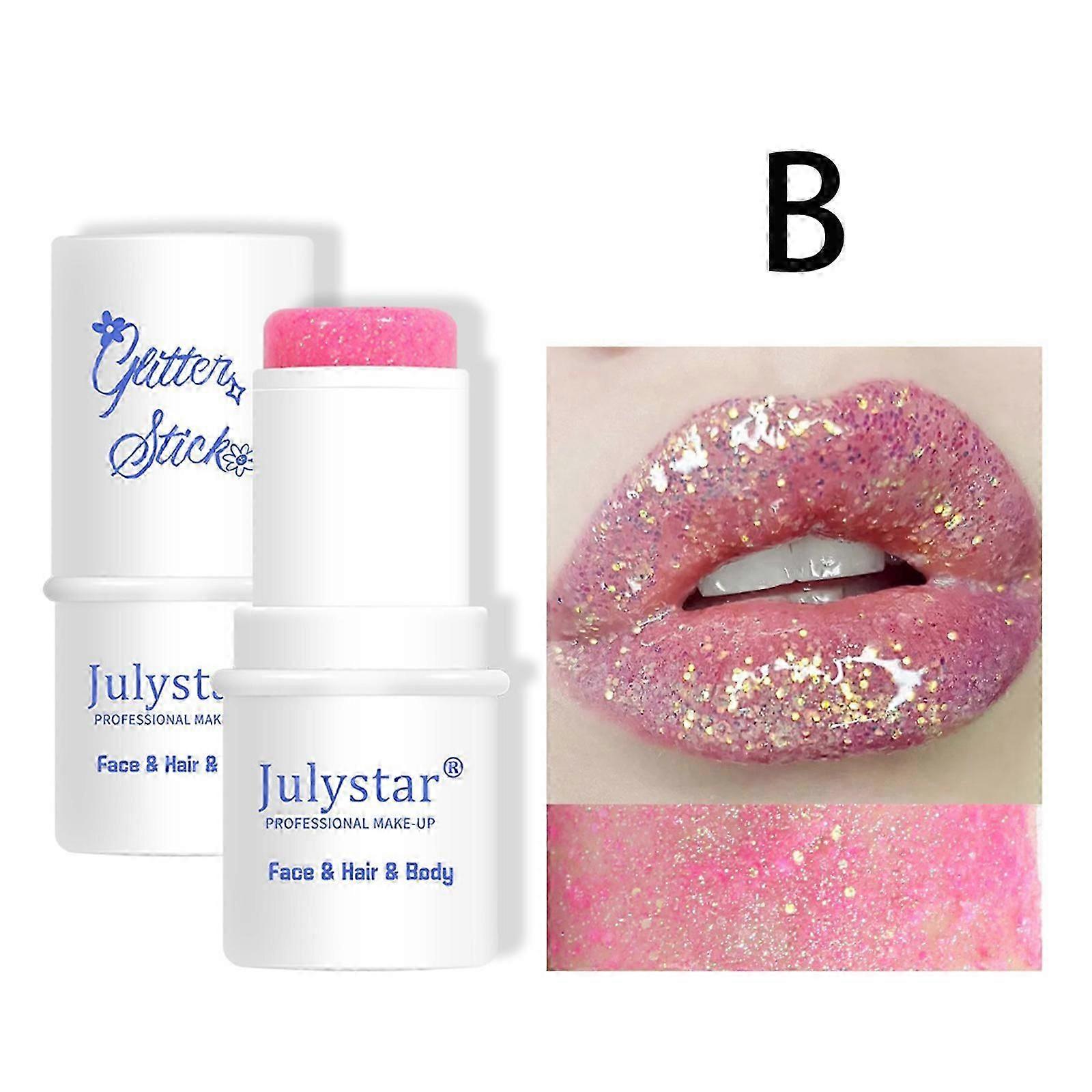 顔の体毛、ボディグリッタースティック、防水マルチユースメイクアップグリッタージェル用のチャンキーグリッタージェル