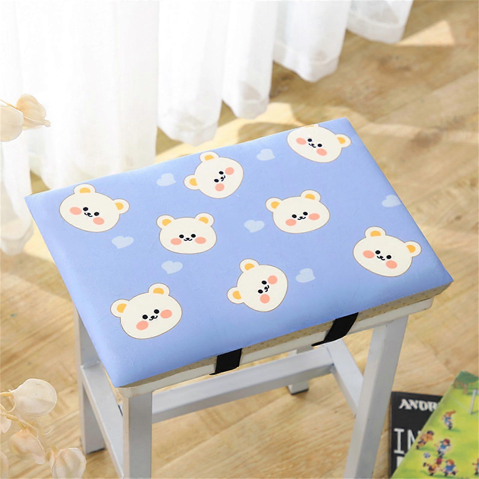 Seat Cushion Children - Soft Memory Foam Cartoon Chair Cushion for School - Plush Animal Floor Cushion, Square Design