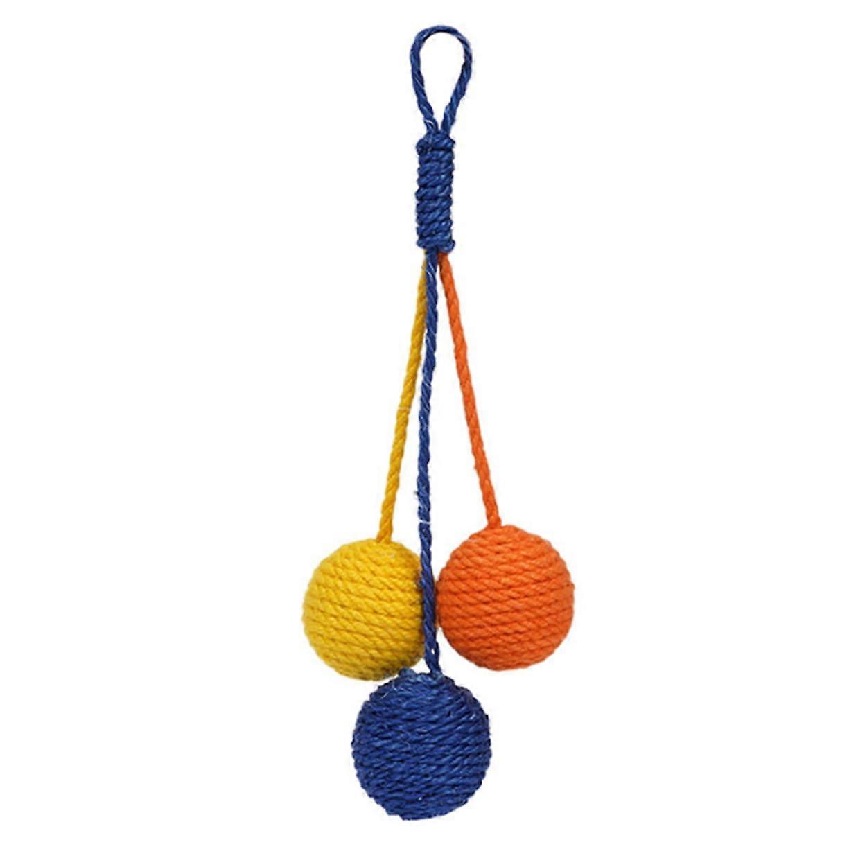 1PCS Catnip Ball Interactive Cat Toy for Teeth Cleaning, Durable and Accessory for Cats and Kittens