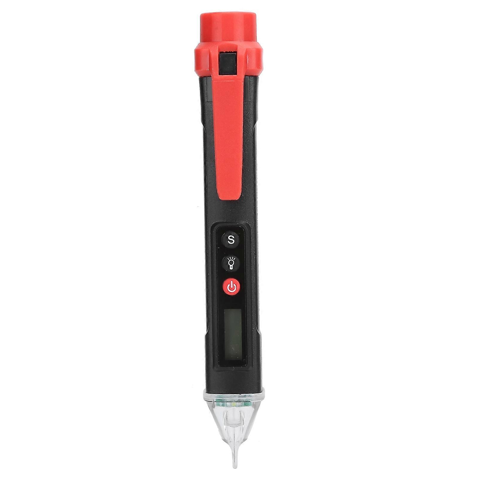 Digital Test Pencil Induction Electric Voltage Detector with Sound Light Alarm 12‑1000V