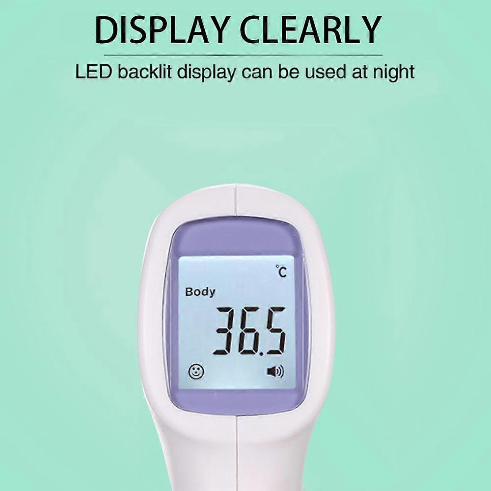 Non-contact IR Infrared Thermometer Forehead Temperature Measurement LCD Digital Display ℃/℉ Accuracy ±0.2℃