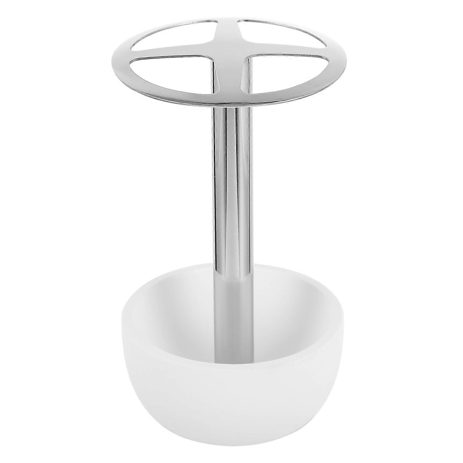 Sturdy Stainless Steel Desktop Toothbrush Holder for Home Bathroom Storage Stand, Space Saving Design for Multiple Toothbrushes