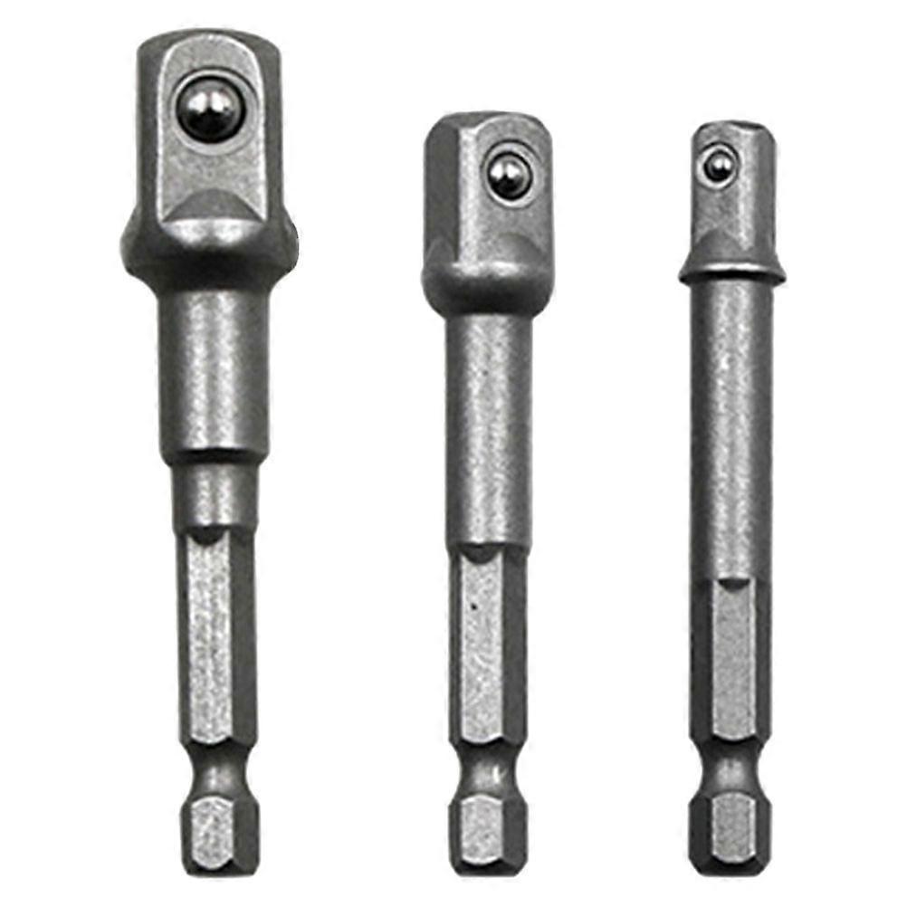 It sounds like you're referring to a **3 piece socket adapter set** designed to drill shanks to fit sockets, making it easier to use your electric