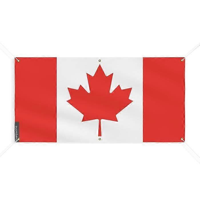 Canada Flag Banner 6 Grommets 200x400cm Polyester