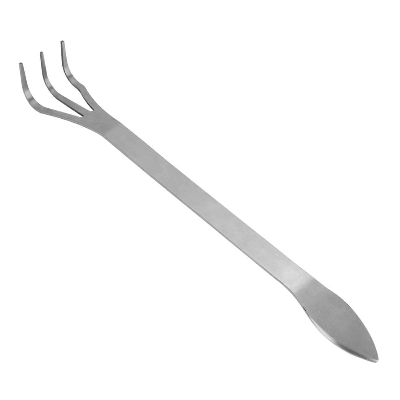 Bonsai Rake, Steel Root Rake, Bonsai Loosening Rake with Ergonomics, for Loosening Soil and Removing Weeds from the Surface