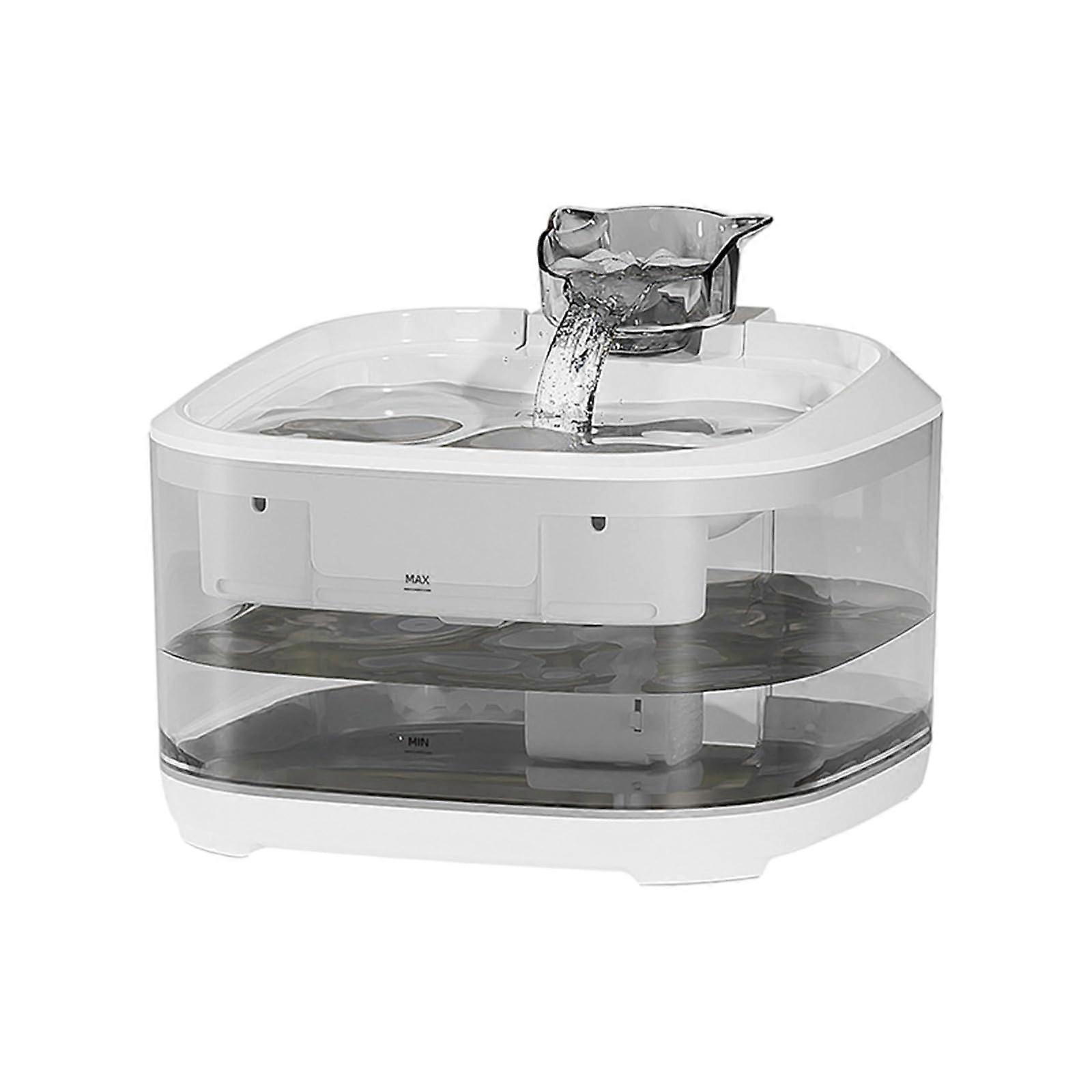 5L Automatic Circulating Water Fountain with Water Filtration System, Quiet Operation, USBPowered for Cats and Pets
