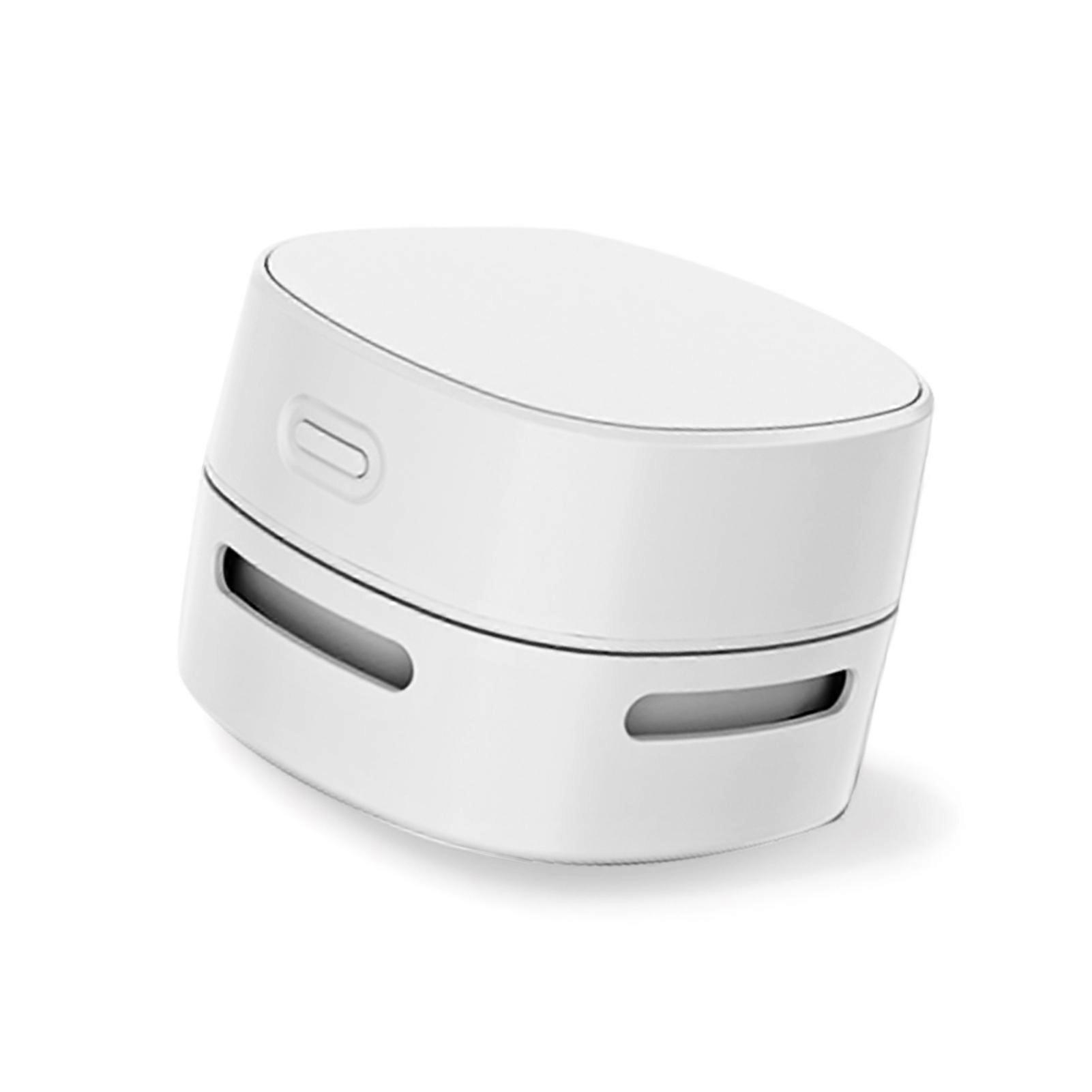 Mini Desktop Vacuum Cleaner Portable Cordless Table Dust Sweeper Rechargeable Battery Operated for Cleaning Dust Crumbs Hairs Scraps for Keyboard Hom