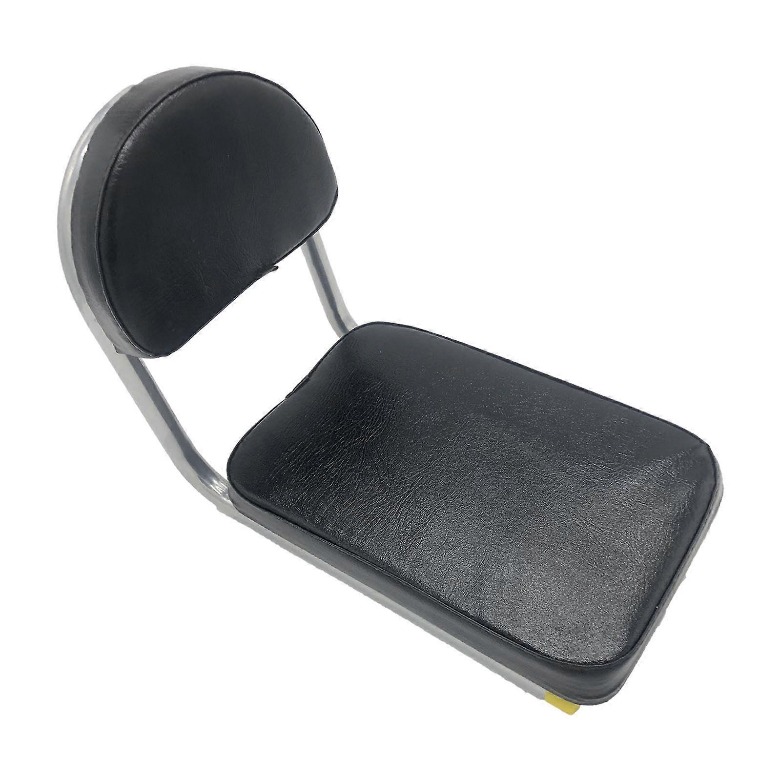 Bicycle Back Seat, , Comfortable, Easy Cleaning with Backrest, Black