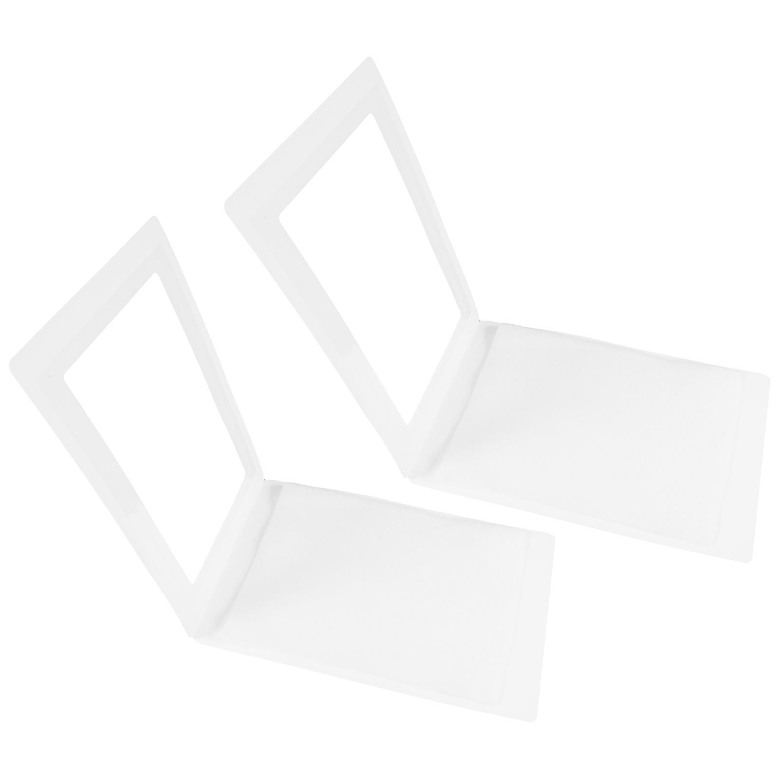 Flower Pressing Bag Tool For DIY Projects Store Dried Flowers White Paper Material Rectangular Shape Keep Items Dry 2Pcs
