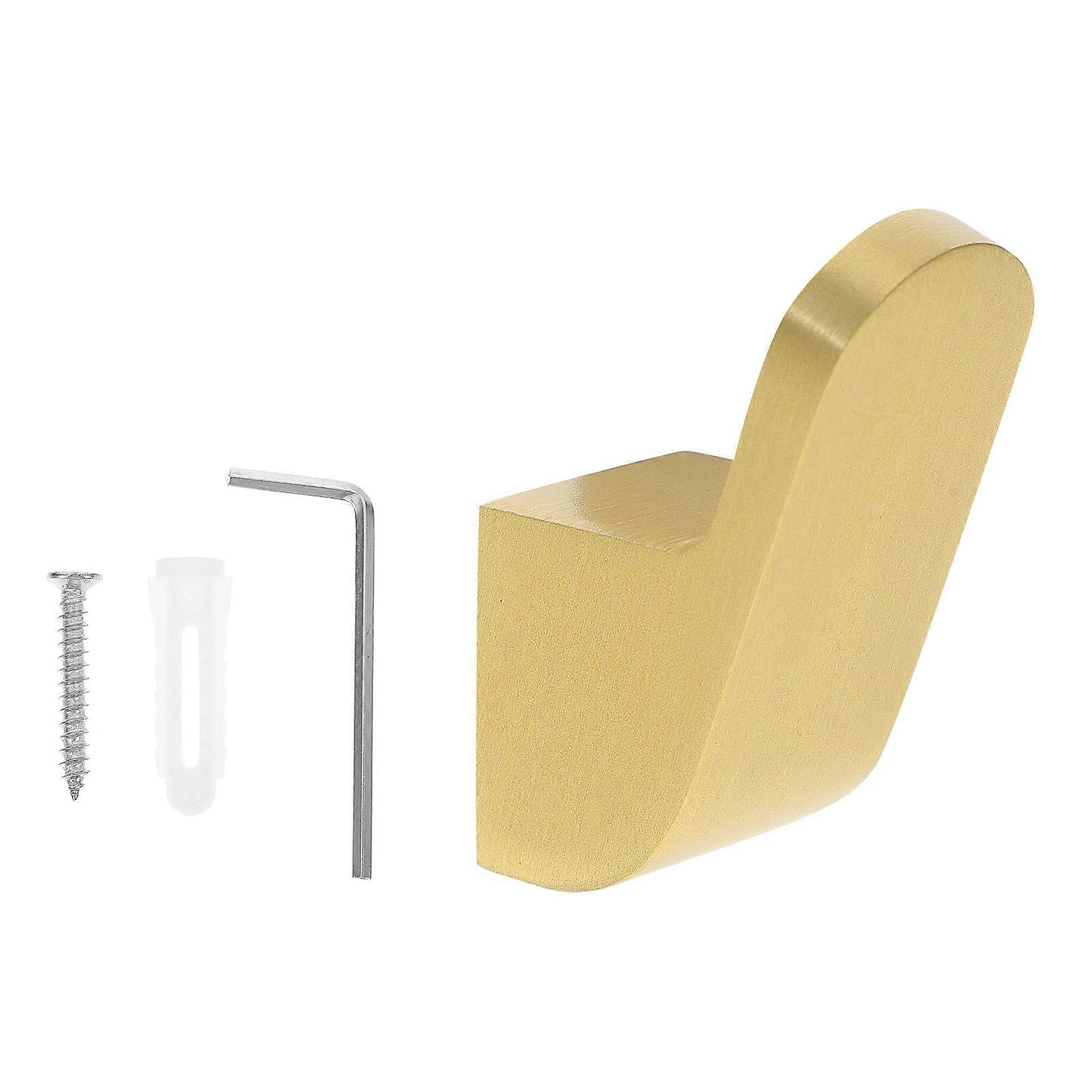 Golden Space Aluminum Wall Hooks for Home Use Modern Style with Strong Bearing Capacity 4.7 Inches