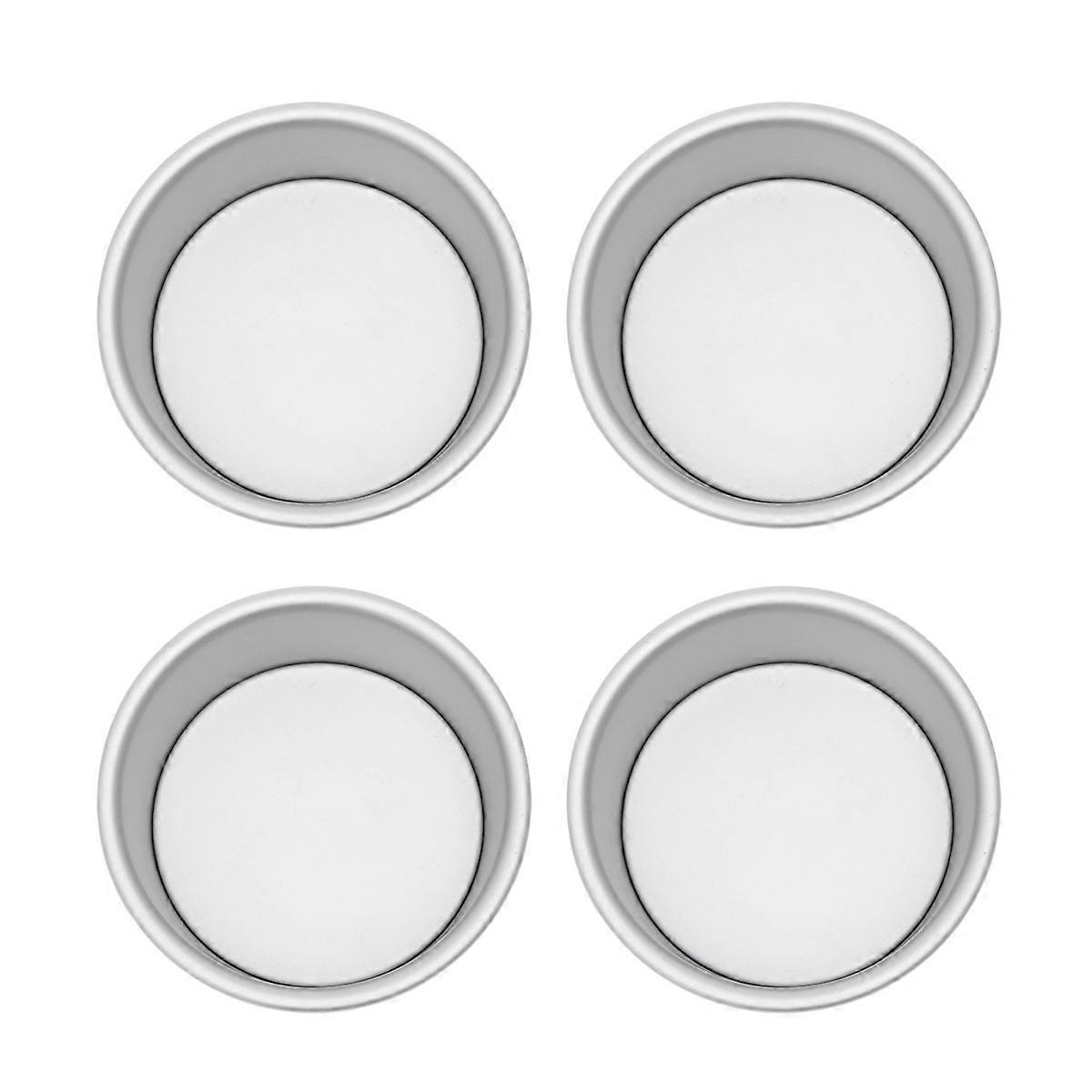 Cake Mold Non-Stick Alloy Cake Pan for Baking Use 4Pcs Round Set
