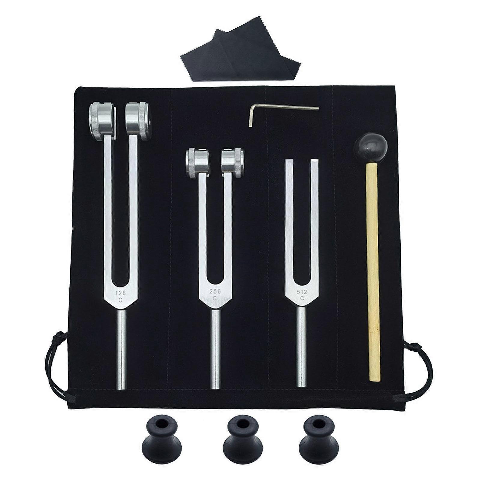Aluminium Alloy Fork 128 Hz Tuning Fork For Meditation 256 Hz Sensory Fork 512 Hz Healing Fork Vibrational Sound Therapy