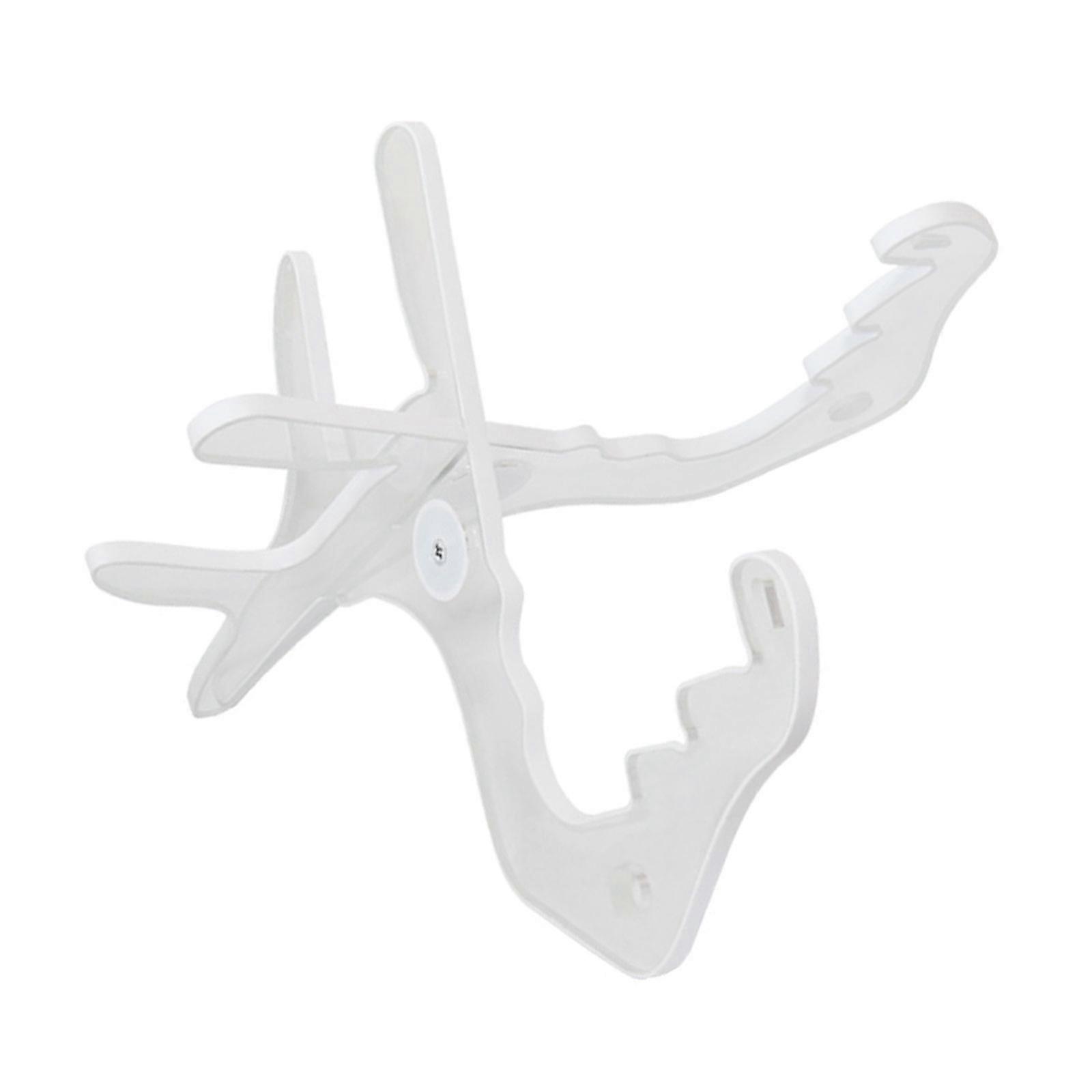 Folding Acrylic Ukulele Stand with Light Small Musical Instruments Stand for Small Guitar, Violins, Banjo, Mandolin Multicolor