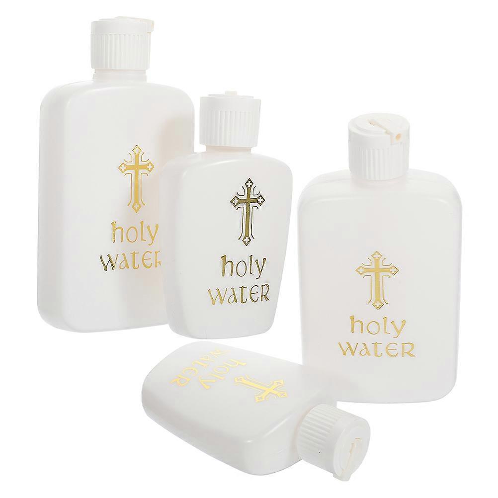 Holy Water Bottles for Storing Water Safe and Reusable Small Plastic Bottles Multi Pieces