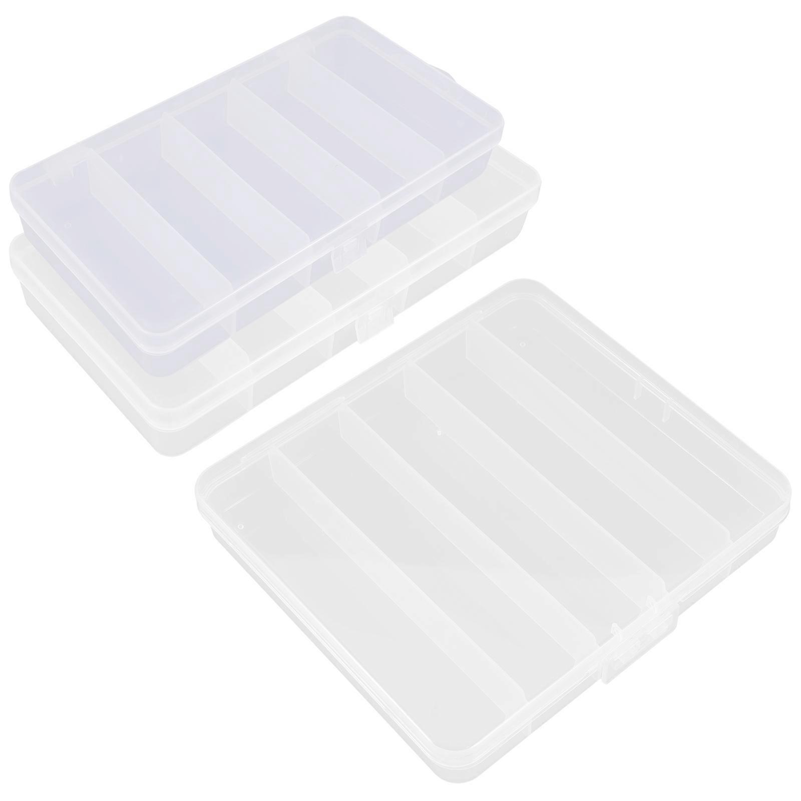 Hook Baits Box Leakproof for Lures Storage 3Pcs Portable Storage Box