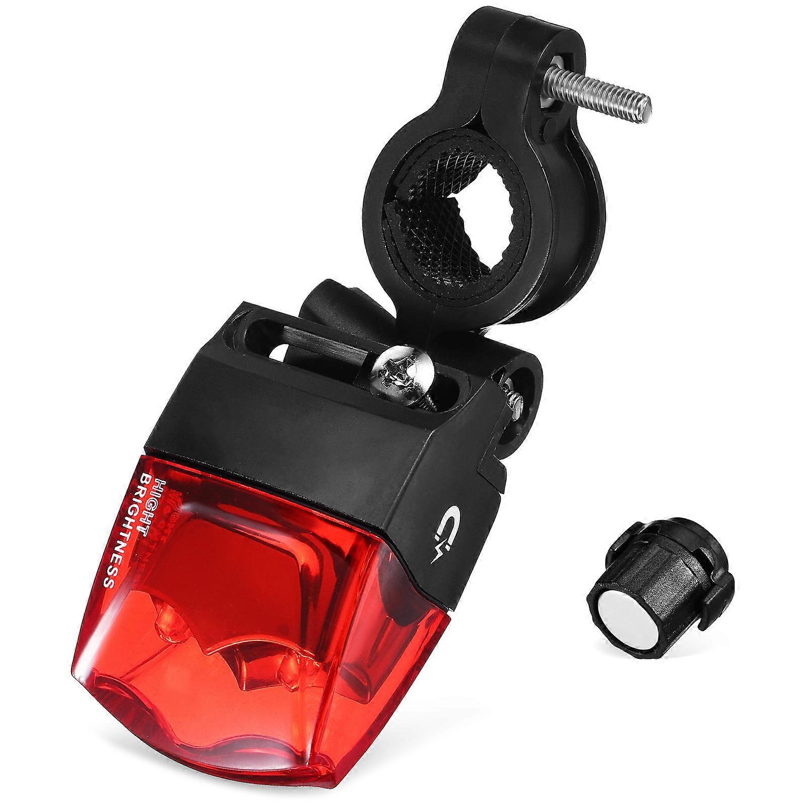 Adjustable LED Bicycle Tail Light for Night Riding – High Visibility Rear Warning Lamp Screw Mounting – Cycling Accessory