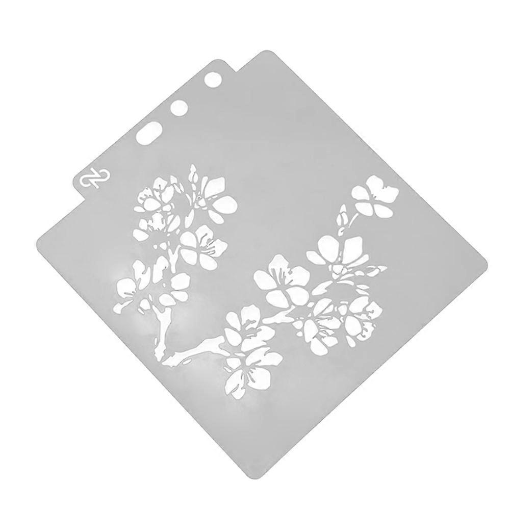 Art Drawing Stencil Set for Kids and Adults Assorted Patterns Template for Craft Scrapbooking Grey