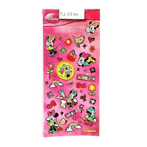 Disney Fun Foil Characters Sticker Sheet One Size Multicoloured Multicoloured One Size