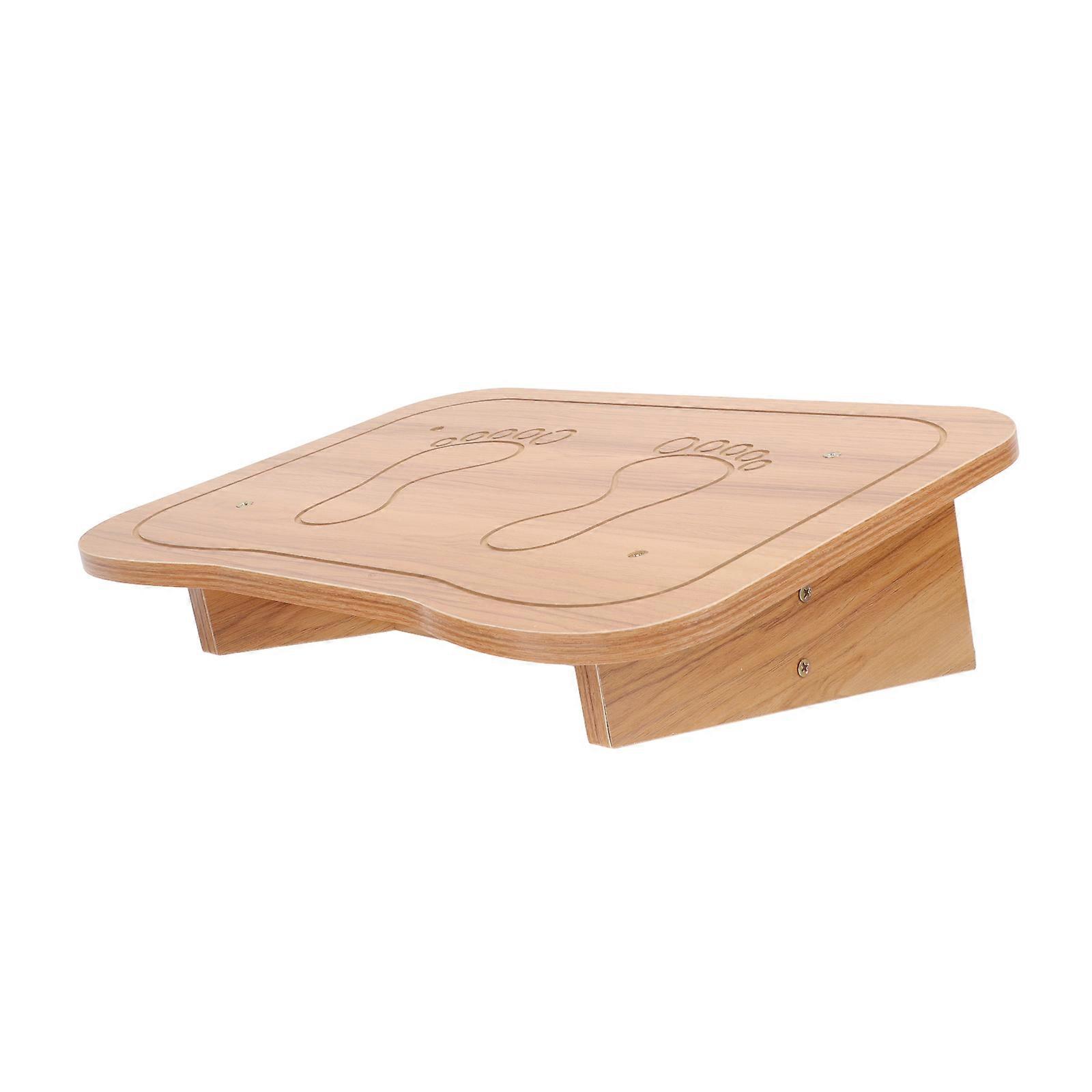 Khaki Foot Rest Stool for Office Use with Smooth Surface and Comfortable Support Adjust Sitting