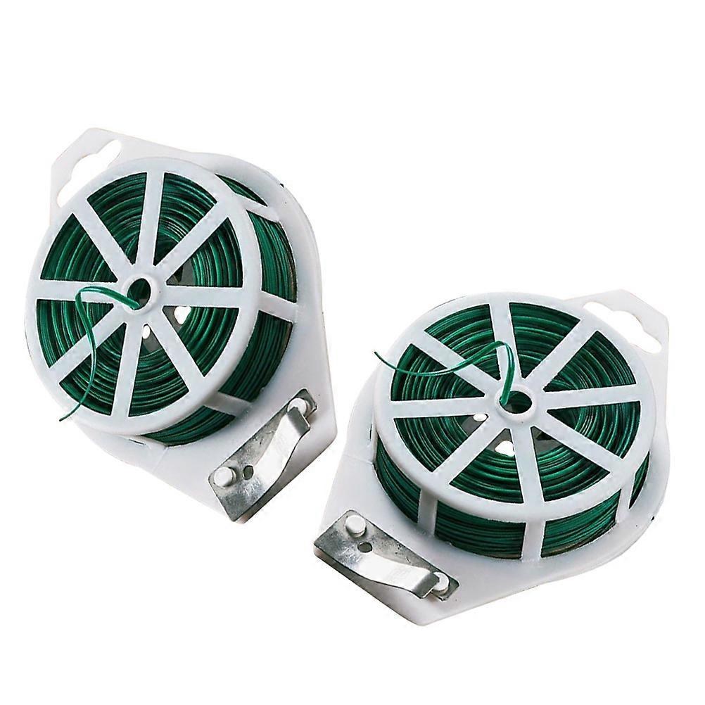 Gardening Accessory with Sturdy Iron and PVC Material 1 Roll of Plant Fixing Tie for Gardening
