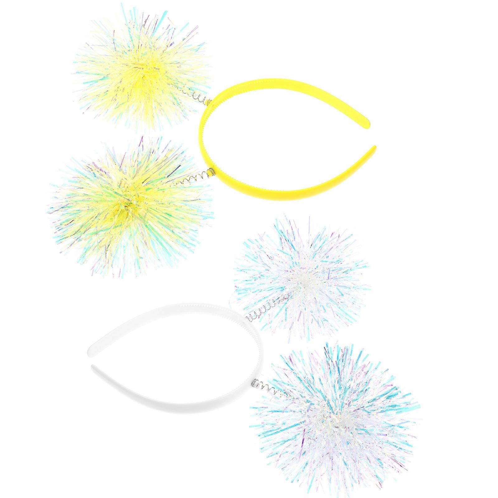 2pcs Sparkly Sequin Headbands for Holiday Hair Accessories – Lightweight, Comfortable Design for Parties, Birthdays, Festivals – All Hair Types