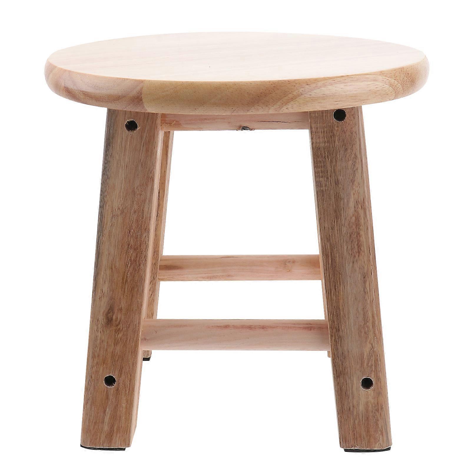 Orange Low stool for Home Use and Easy to Clean Nonslip Design Ideal Size 1Pc