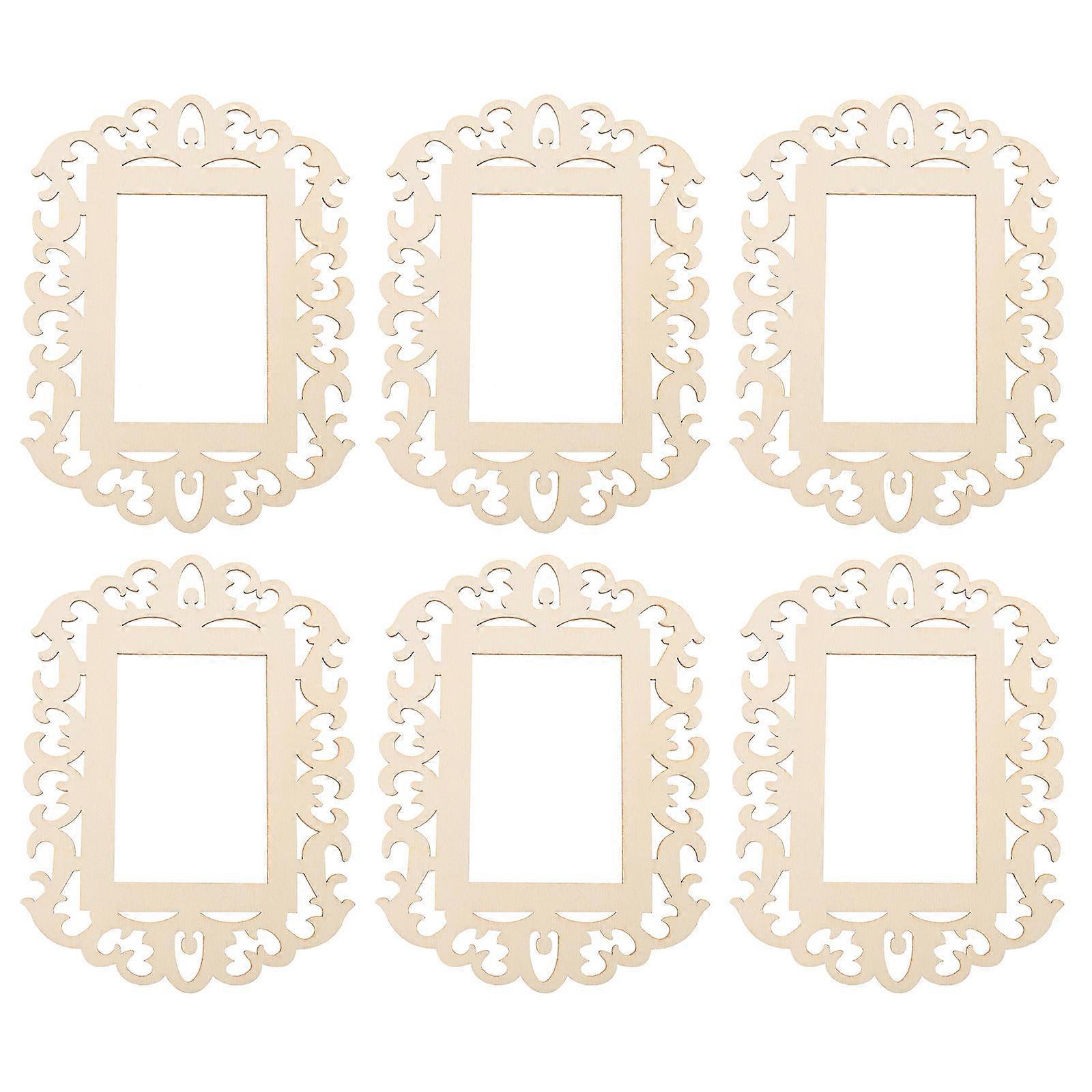 DIY Crafts Photo Frame for Decor Brown Plastic Display Frame with Rope 1 Set