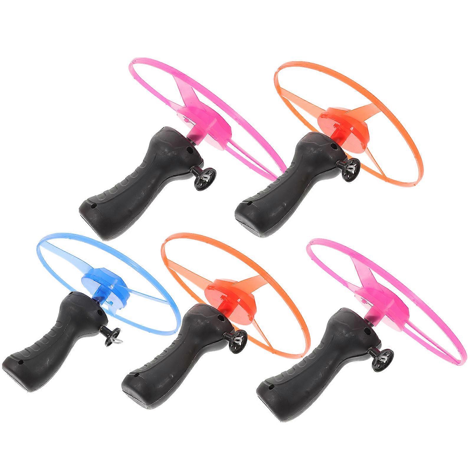 LED Lights Flying Disc Toy For Kids And Adults In Assorted Color Perfect For Outdoor Activities 5Pcs Set