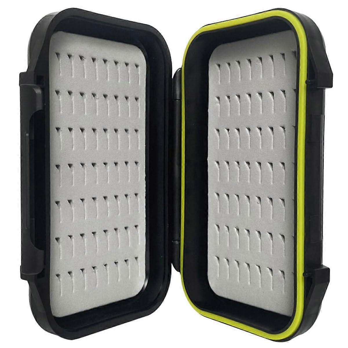 Fliegenbox Tragbare Wasserdichte Angelgeräte Organizer Mit Integrierter Partition Für Fliegenfischen Robust Und Langlebig