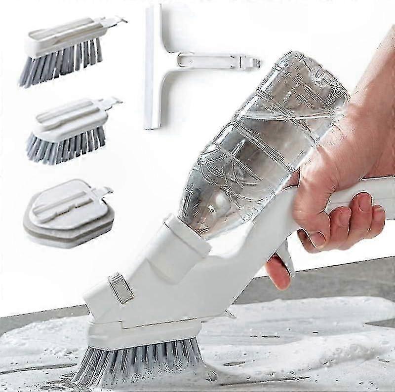 Multi-Functional Cleaning Tool with Spray Dispenser for Shower, Kitchen, and Window Use