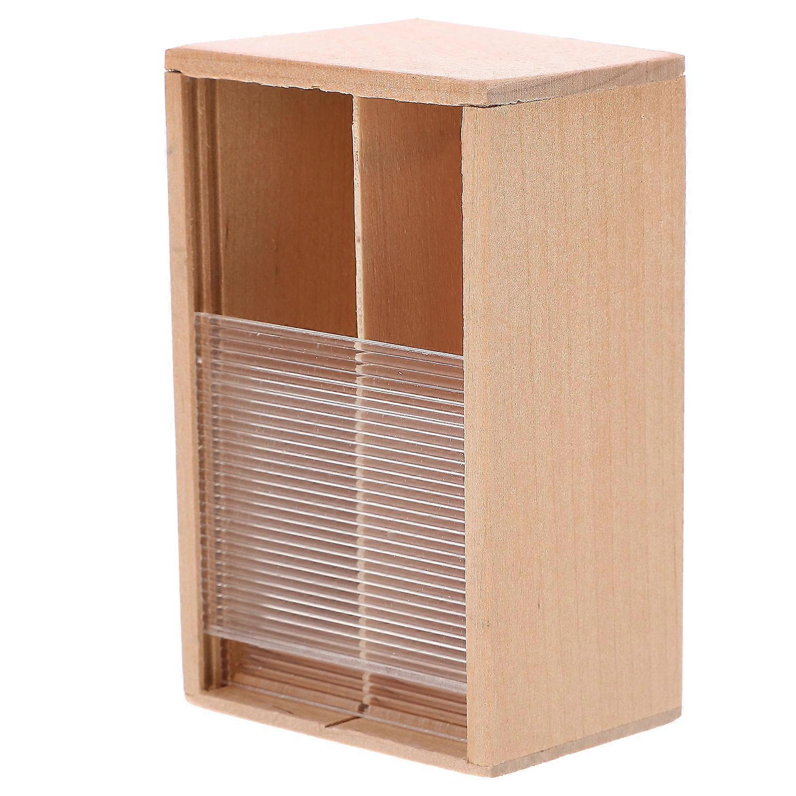 Miniature House Furniture Accessory for Bedroom, Living Room, Kitchen – Dustproof Storage & Display for Dollhouse Scenes and Photography Props