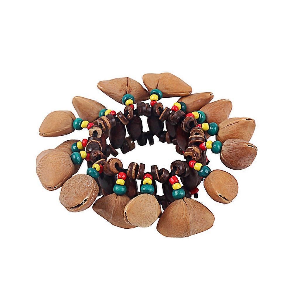 Instrument Bells Bracelet Handheld For Ethnic Music Performance Round Shape Synth Material Percussion Accessory 1Set