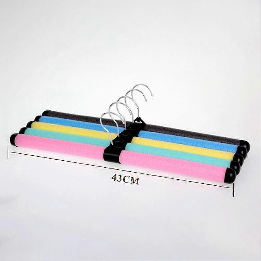 5/10pcs Colorful Foam Sponge Hangers Rust Proof Durable Compact Size for Hanging Suits Coats Shirts Non Slip Lightweight Space Saving