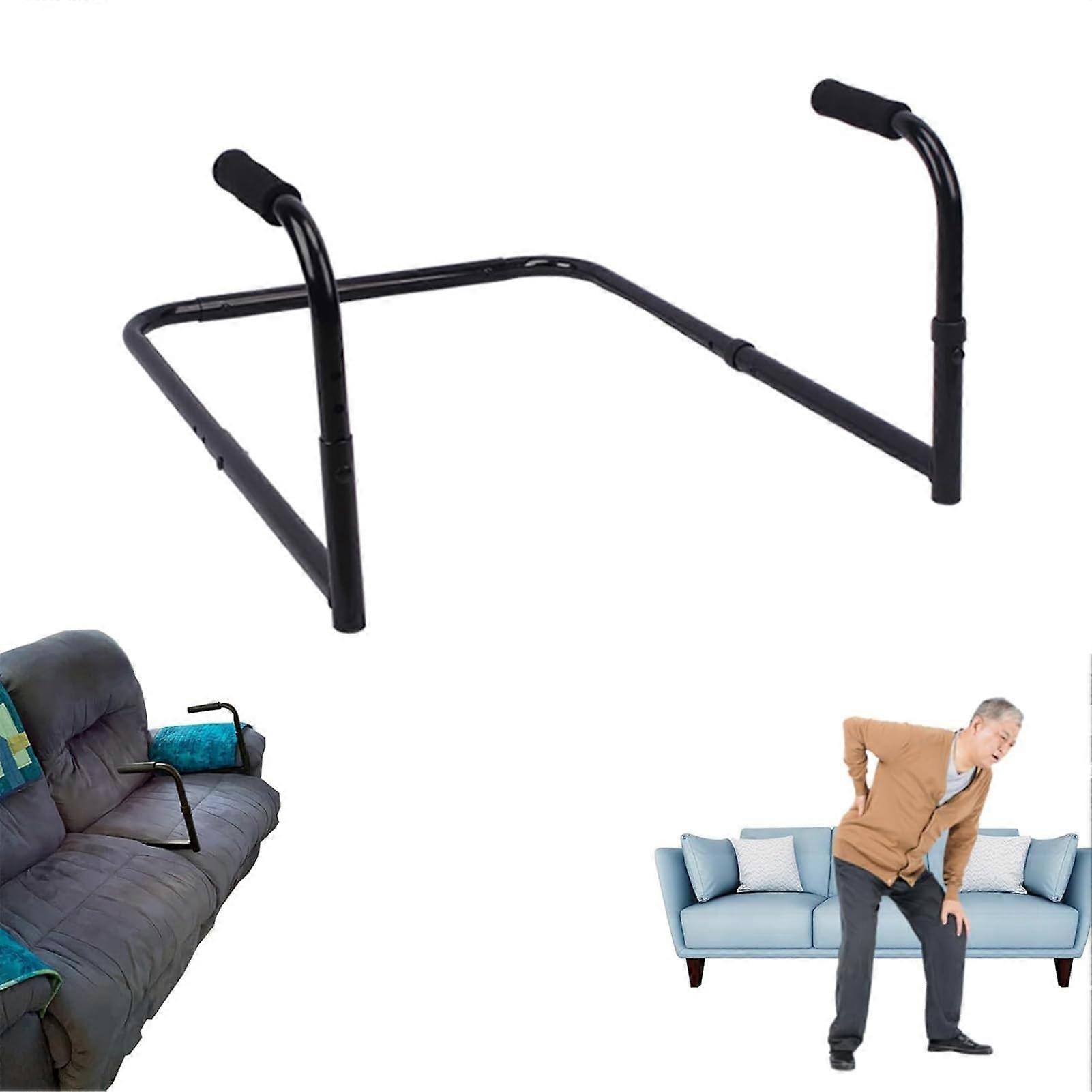 Grip and Go Standing Aid Adjustable Height Support Rail for Sofa Edge Mobility Assist Secure Hand Rail
