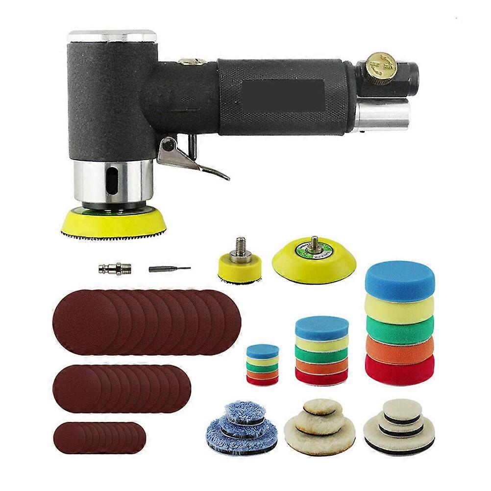 High Efficient Pneumatic Polishing Machine 1 Set Automotive Waxing Tool Accessory Compact Polishing Equipment Suitable For Professionals